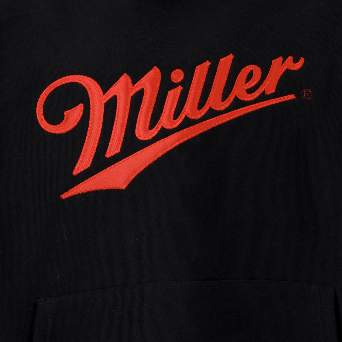 MILLER HEAVYWEIGHT RED SCRIPT HOODIE