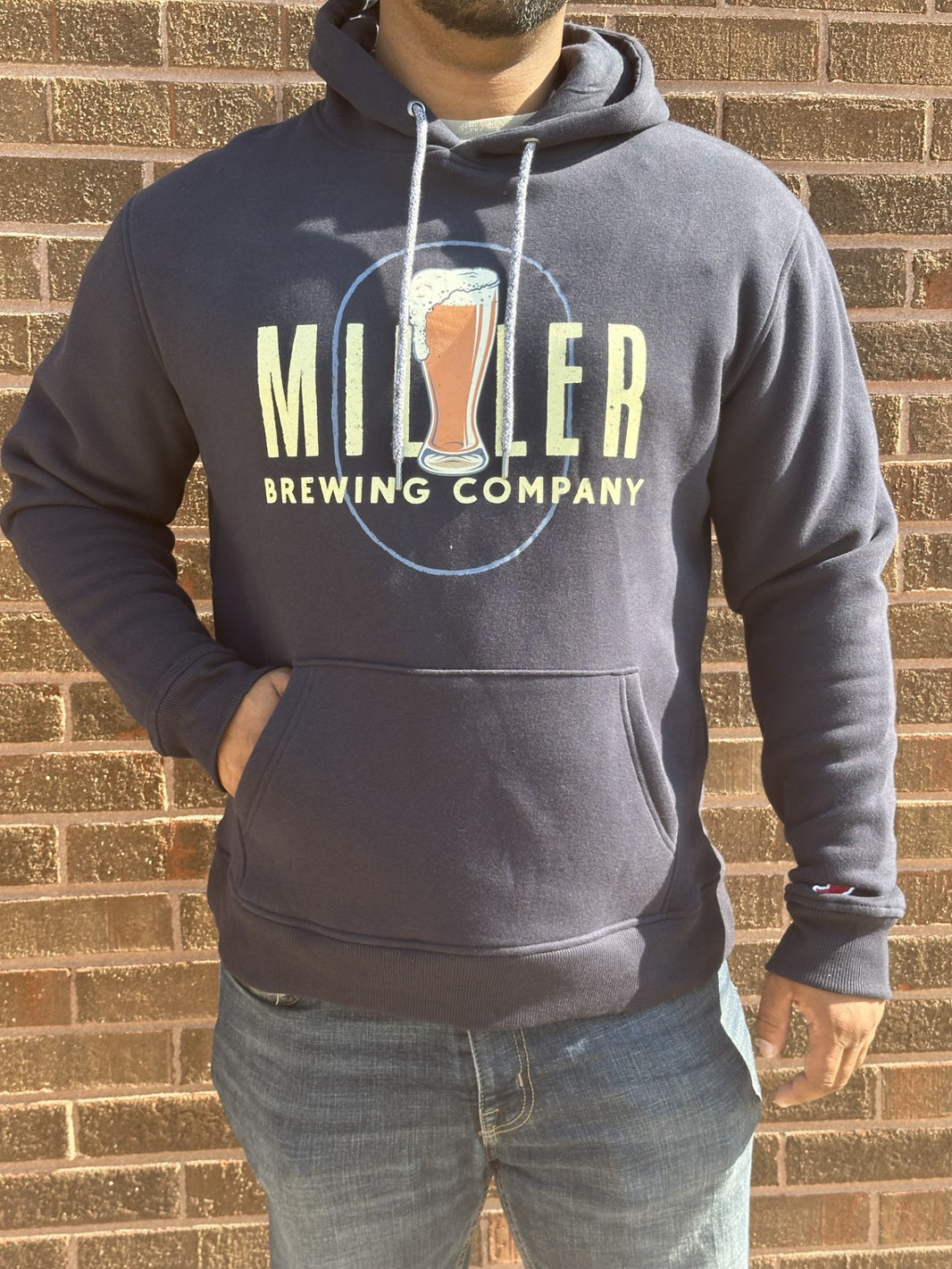 MILLER BREWING COMPANY BEER GLASS HOODIE