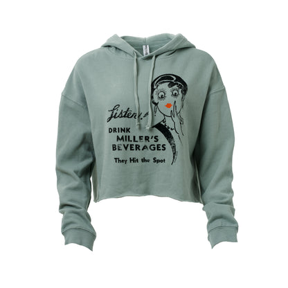 WOMEN'S MILLER SAGE CROP HOODIE