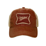 MILLER RED TRUCKER HAT