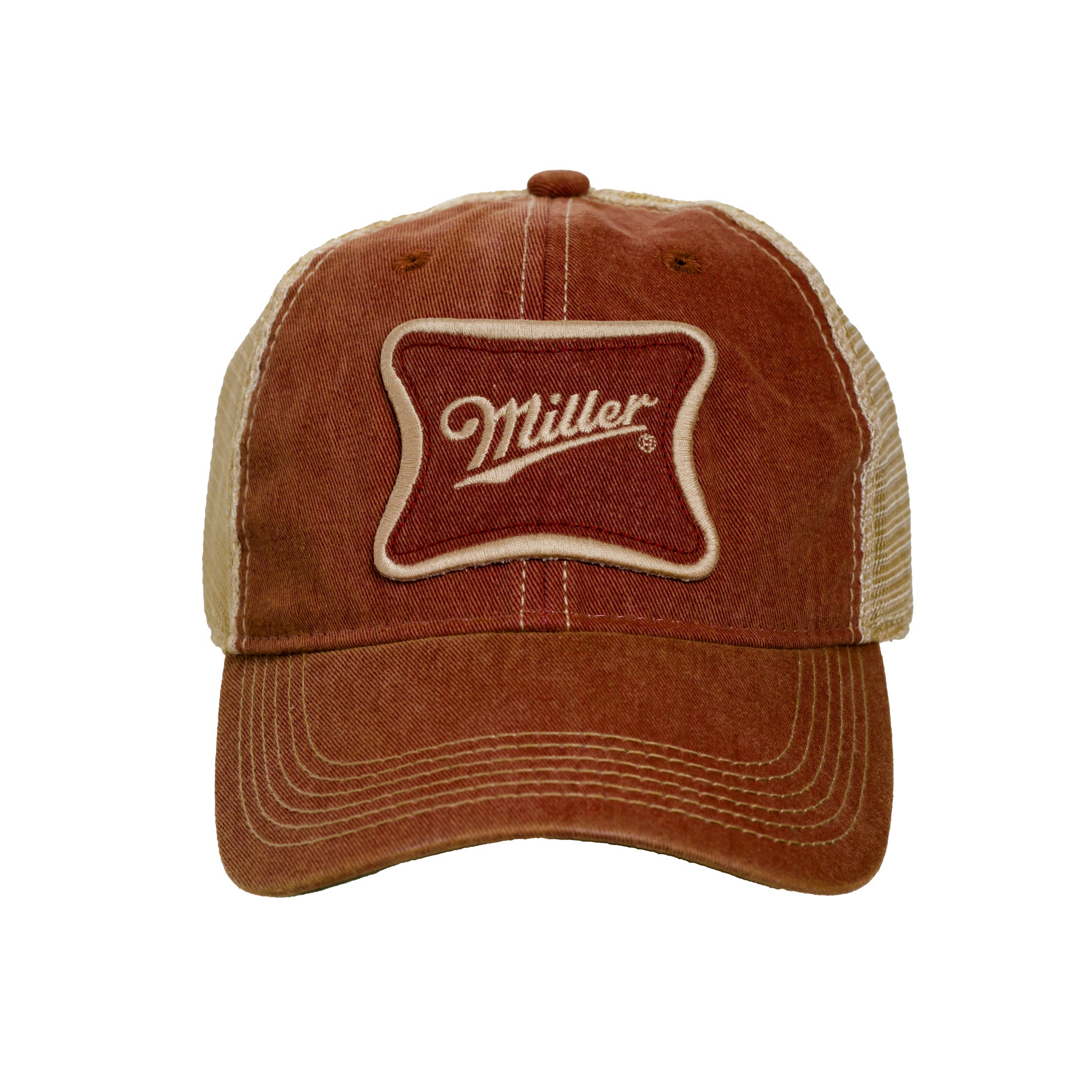 MILLER RED TRUCKER HAT